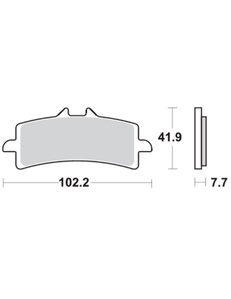 Pastillas de freno SBS P841-DC DUAL CARBON