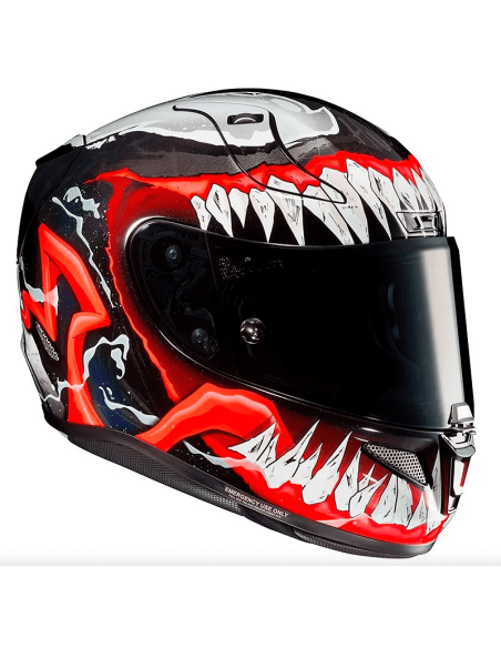 CASCO HJC RPHA 11 VENOM 2 MARVEL MC-1