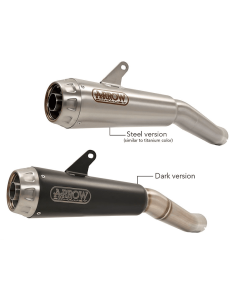 SILENTEUR ARROW RACE PRO DUNKELSTAHL YAMAHA R1 17-21 71608PRN