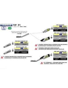 SILENCIADOR GP2 ARROW ACERO OSCURO YAMAHA R1 17-21. 71521GPI 2