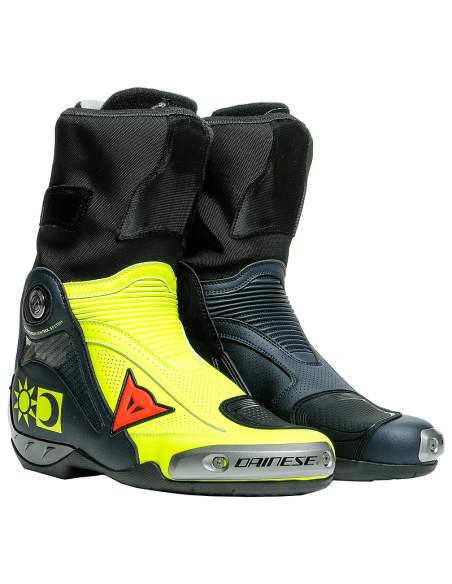 DAINESE AXIALE STIEFEL D1 REPLIK VALENTINO ROSSI GELB / BLAU