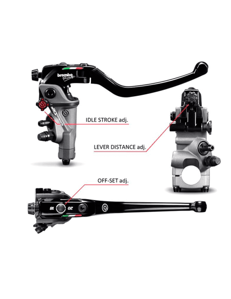 Bomba de freno Brembo RCS 19 Corsa Corta