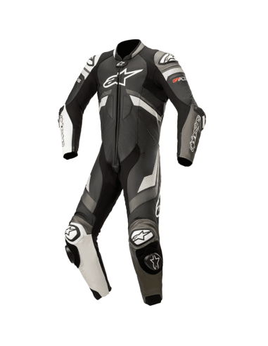 MONO ALPINESTARS GP PLUS V3 PROFESSIONELLER SCHWARZ / WEISS / GRAU METALLURGISCHE