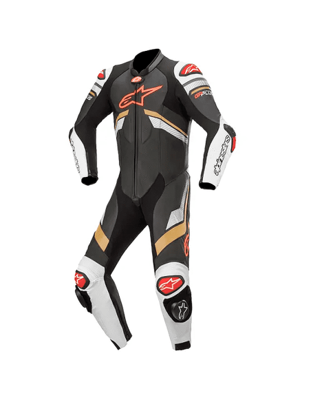 MONO ALPHINESTARS GP PLUS V3 PROFESSIONAL BLACK / WHITE / GOLD / BRIGHT RED