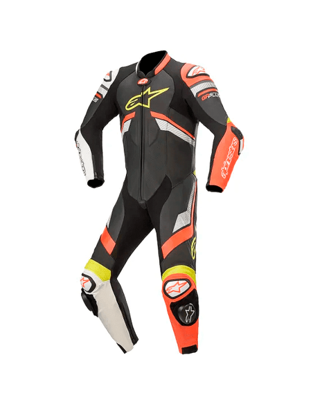 MONO ALPINESTARS GP PLUS V3 PROFESSIONAL BLACK/RED FLUO/WHITE