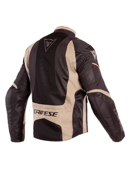 CHAQUETA DAINESE SAURIS D-DRY NEGRO/FALLEN ROCK/ NARANJA VERMILLION