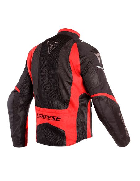 CHAQUETA DAINESE SAURIS D-DRY NEGRO-ROJO TOUR- GRIS CLARO