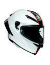 CASCO AGV PISTA GP RR SCUDERIA CARBON BLANCO-ROJO