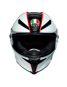 CASCO AGV PISTA GP RR SCUDERIA CARBON BLANCO-ROJO 2