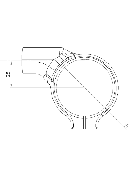Bremspumpe accossato 19X20 CY023