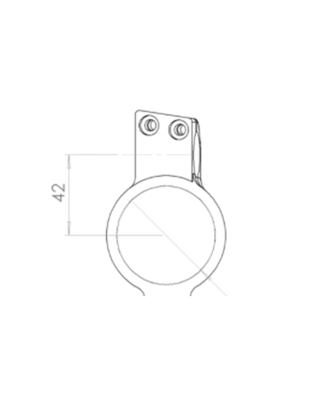 Semimanillares SPIDER Con anclaje a la Tija para YAMAHA R6 17-