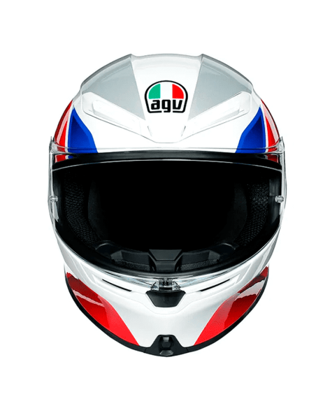CASCO AGV K6 HYPHEN BLANCO / ROJO / AZUL