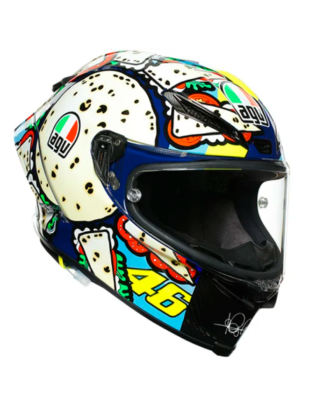 CASCO AGV PISTA GP RR ROSSI MISANO MENÚ 2019 EDICIÓN LIMITADA