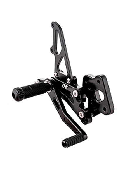 MEHRFACH EINSTELLBARE FUSSRASTEN - SUZUKI GSXR600/750 2006-2010 - SCHWARZ