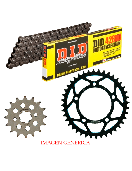 Kit de transmisión DID Reforzado para Hyosung GV Aquila 125 00-08