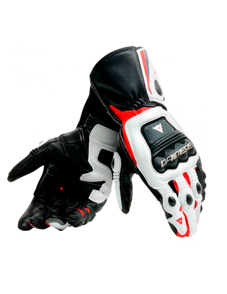 DAINESE STEEL-PRO HANDSCHUHE SCHWARZ / WEISS / ROT