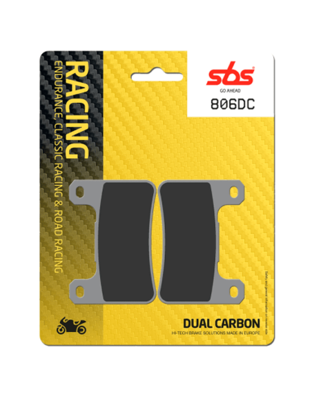 Bremsbeläge SBS P806-DC DUAL CARBON
