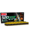 Cadena de transmisión RK XSO 520 Amarilla