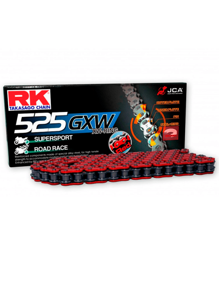 RK-Übertragungskette GXW 525 / 530 Verstärkt Rot
