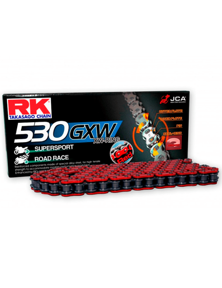 RK-Übertragungskette GXW 525 / 530 Verstärkt Rot