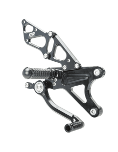 ESTRIBERAS MULTI REGULABLES - YAMAHA R1 2009-2014 NEGRO