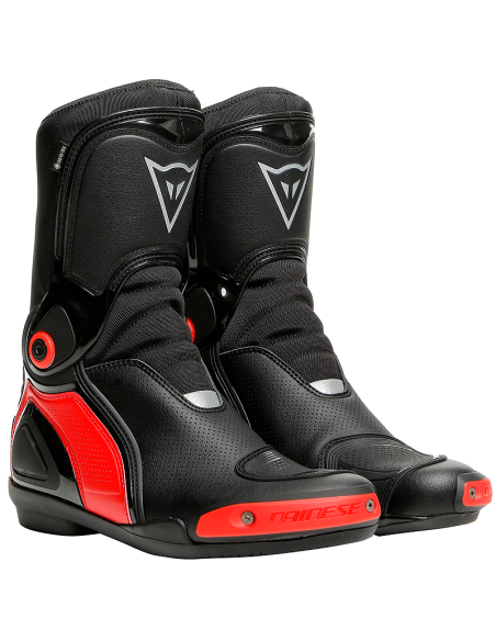 copy of DAINESE AXIALE D1 STIEFEL SCHWARZ / WEISS / FLUO-ROT
