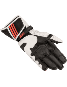 copy of DAINESE VOLLES METALLHANDSCHUHE 6 SCHWARZ / WEISS / LAVA-ROT 2