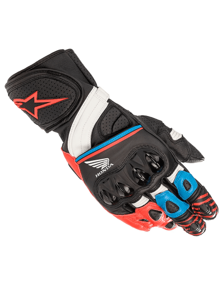 GUANTES ALPINESTARS HONDA GP PLUS R V2 BLACK / RED / BLUE