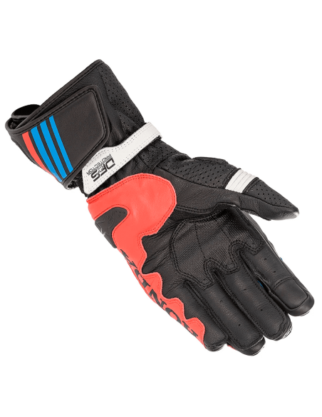 copy of DAINESE VOLLES METALLHANDSCHUHE 6 SCHWARZ / WEISS / LAVA-ROT