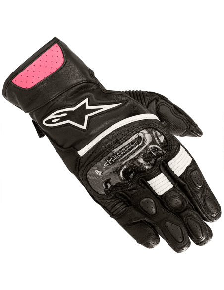GUANTES ALPINESTARS STELLA SP-2 V2 LADY NEGRO / FUCHSIA