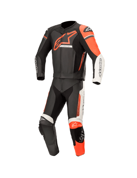 MONO ALPINESTARS GP FORCE V2 PHANTOM BLACK / WHITE / RED FLUO