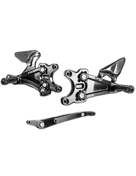Estriberas BONAMICI RACING para HONDA CBR 1000 RR-R 2020-2023 Cambio Invertido