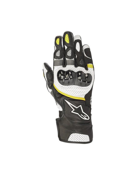 Handschuhe ALPINESTARS SP-2 V2 Schwarz Schwarz und Gelb