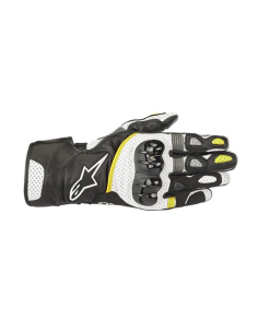 Guantes ALPINESTARS SP-2 V2 Negro Blanco y Amarillo