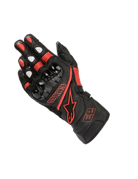 GUANTES ALPINESTARS TWIN RING NEGRO / ROJO