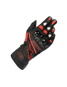 GUANTES ALPINESTARS TWIN RING NEGRO / ROJO 2