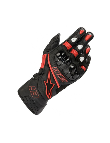 GUANTES ALPINESTARS TWIN RING NEGRO / ROJO