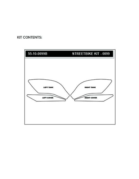 STOMPGRIP Kit de adhesivos YAMAHA YZF-R1 / M 2015-2022