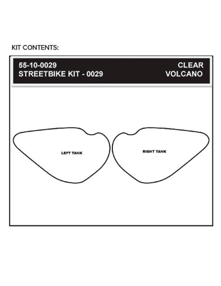 STOMPGRIP Kit de adhesivos KAWASAKI ZX-6R 636 2003-2004