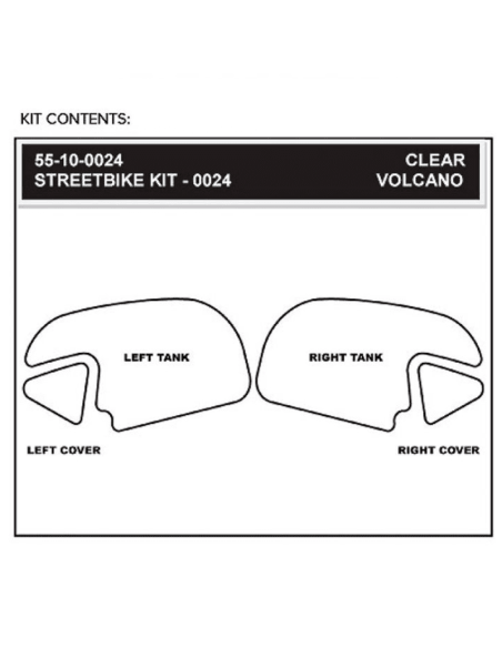 STOMPGRIP Kit de adhesivos HONDA CBR 600 RR 2013-2022