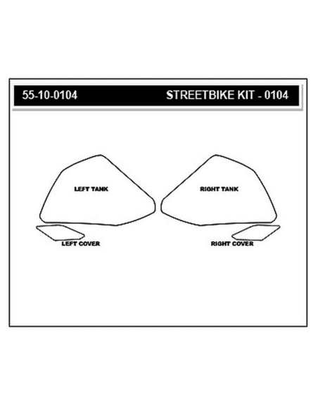 STOMPGRIP Kit de adhesivos YAMAHA YZF-R3 2015-2018