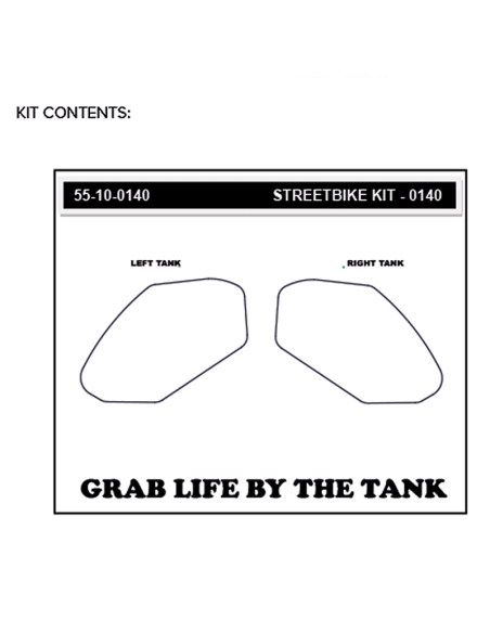 STOMPGRIP Kit de adhesivos KAWASAKI 650 NINJA ABS 2017-2020