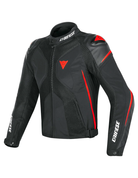 CHAQUETA DAINESE SUPER RIDER D-DRY BLACK / RED FLUO
