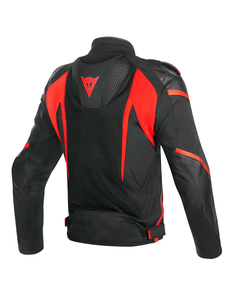 CHAQUETA DAINESE SUPER RIDER D-DRY BLACK / RED FLUO