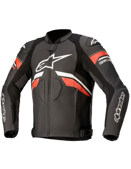 CHAQUETA ALPINESTARS GP PLUS R V3 RIDEKNIT BLACK / WHITE / BRIGHT RED