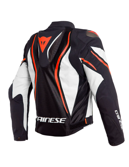CHAQUETA DAINESE ESTREMA AIR TEX BLACK / WHITE / FLUO-RED