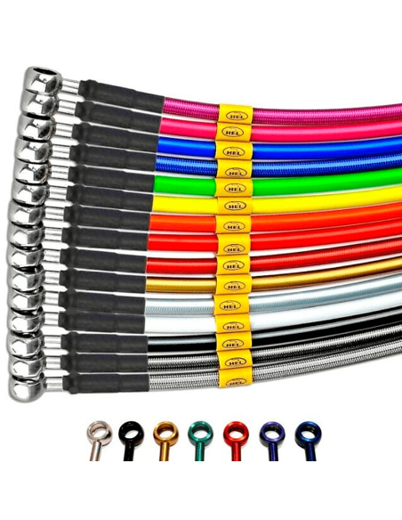 HEL PERFORMANCE Metallschläuche hinten Ohne ABS / Bypass ABS