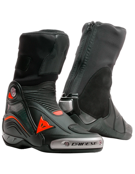 DAINESE AXIALE D1 STIEFEL SCHWARZ / FLUO-ROT