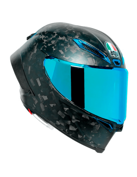 CASCO AGV PISTA GP RR FUTURO CARBONIO FORGIATO / ELETTRO IRIDIUM LIMITED EDITION