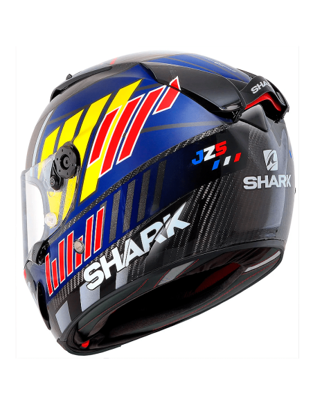 copy of HELM SHARK RACE-R PRO CARBON REPLIK LORENZO 2019 CARBON / BLAU / ROT